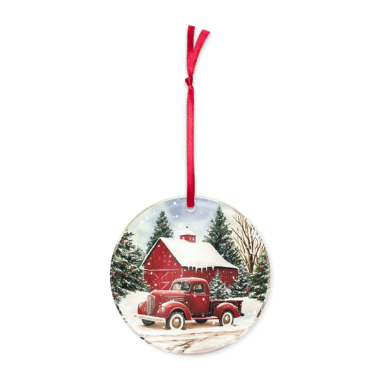   Barn Christmas Ornament  Nextuniq 