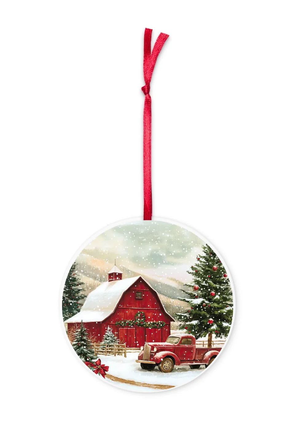   Barn Christmas Ornament  Nextuniq 