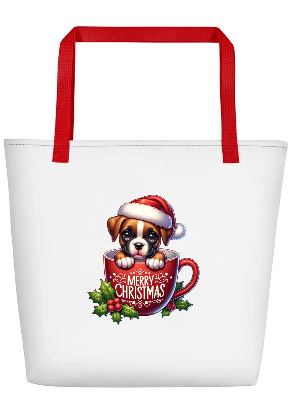   Christmas Dog Collection – Holiday Large Tote Bag  Nextuniq 