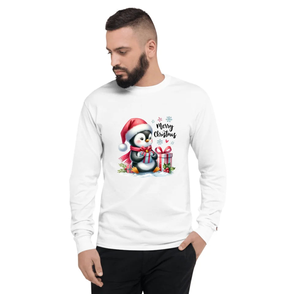   Christmas Penguin Collection - Champion Long Sleeve Shirt  Nextuniq 