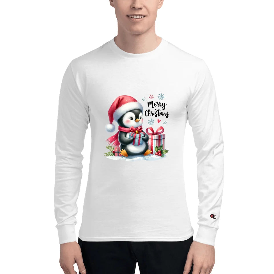   Christmas Penguin Collection - Champion Long Sleeve Shirt  Nextuniq 