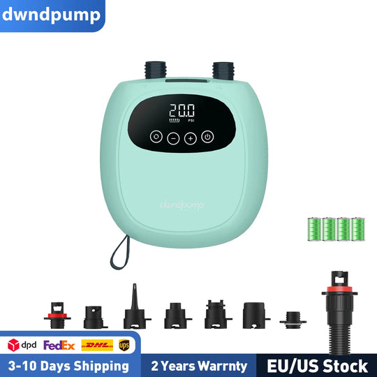 dwndpump 20PSI Electric SUP Pump for Paddle Boards
