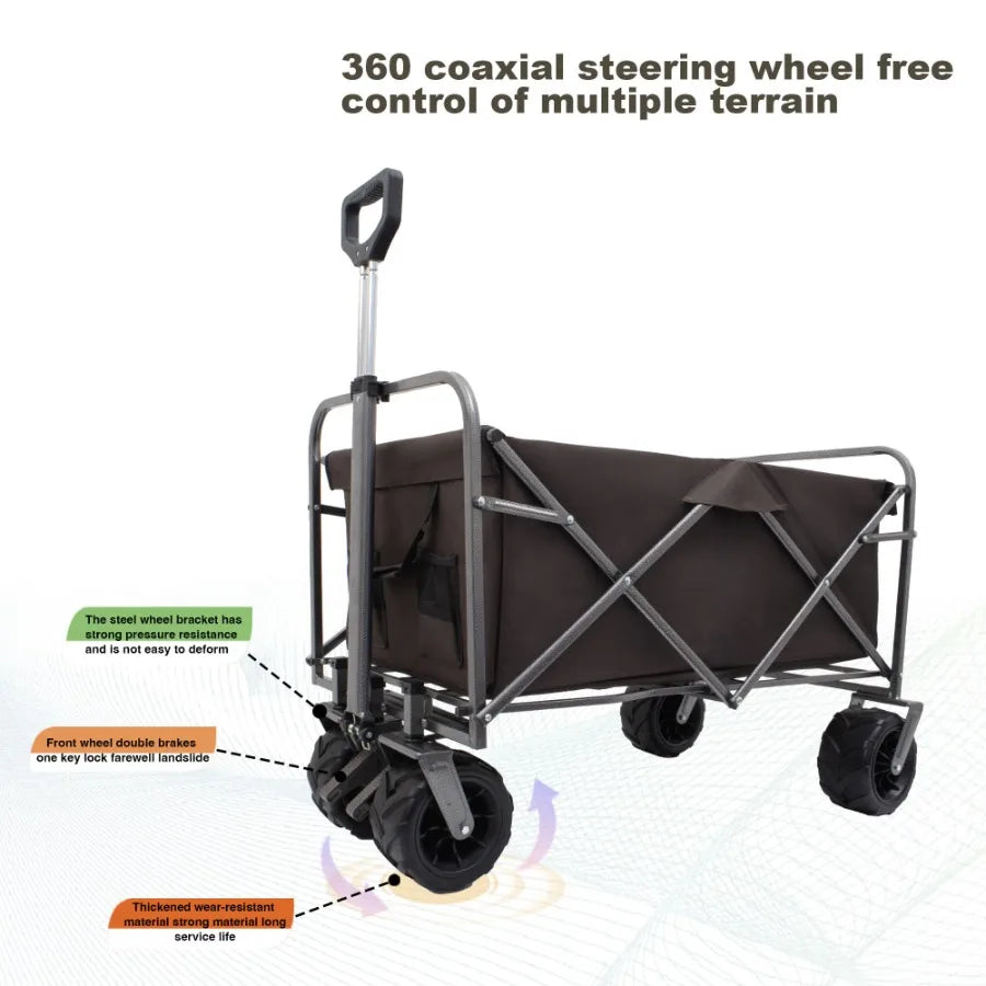 Camping & Outdoor Foldable Wagon