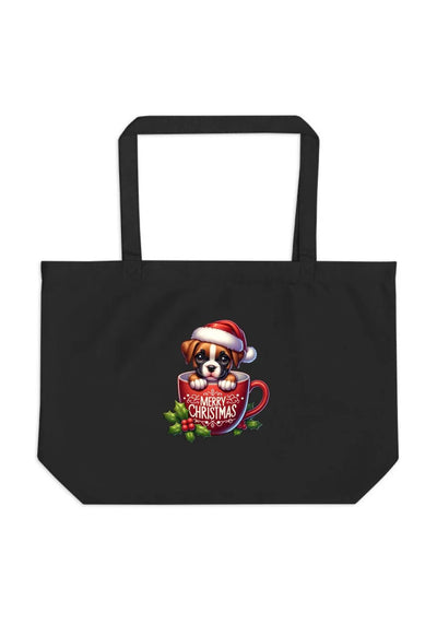 Christmas Dog Collection –  Large organic tote bag