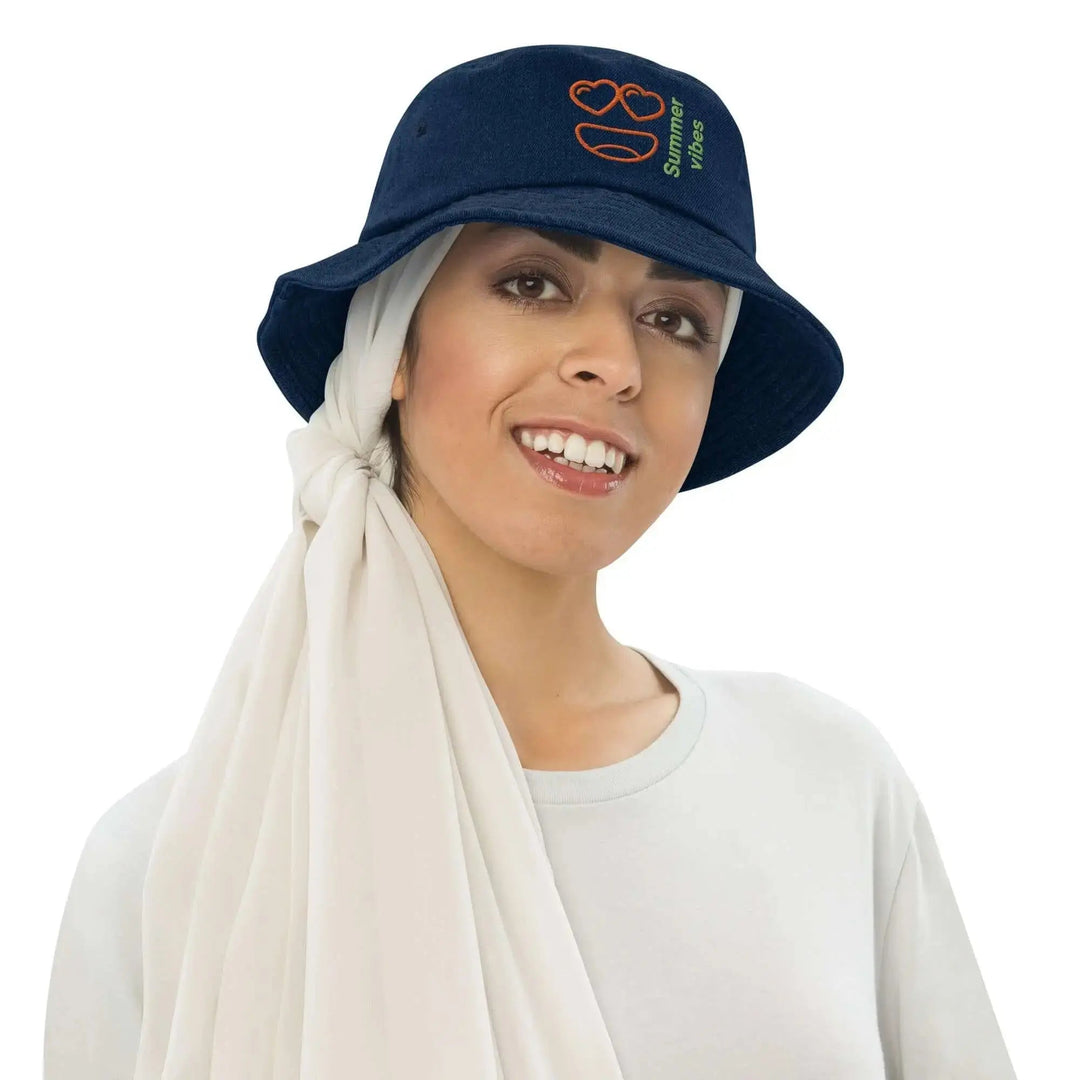 Summer Vibes Denim Bucket Hat - Beachwear - 6574220_12671 - Nextuniq