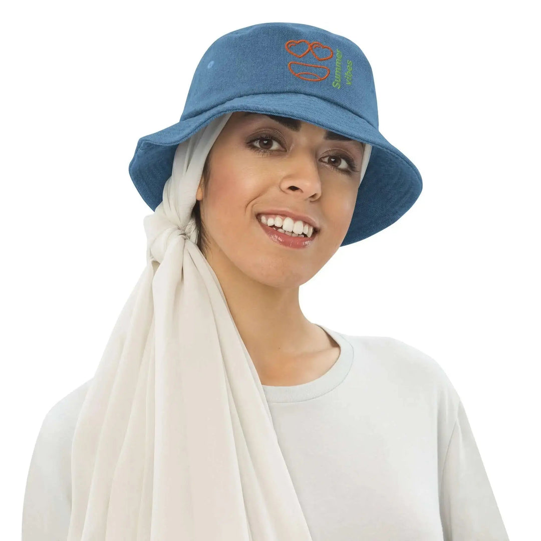 Summer Vibes Denim Bucket Hat - Beachwear - 6574220_12673 - Nextuniq